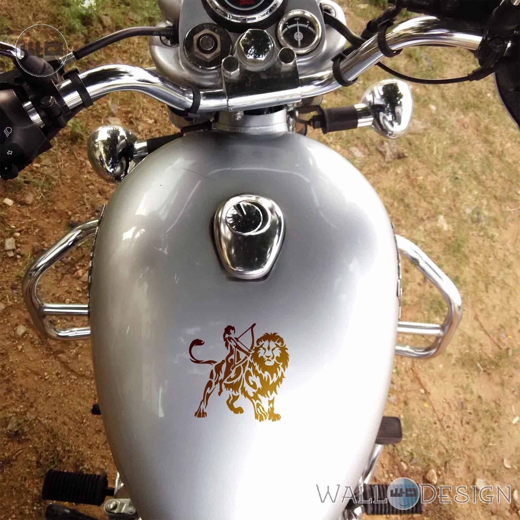 Walldesign Sticker Bike Design Lucky Leo Tiger Tattoo - Reflective Vinyl | Shopee India 1024_x_1024_jpg