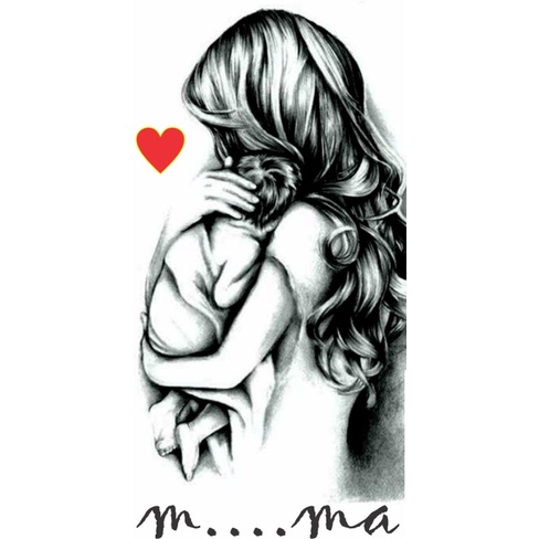 Voorkoms Maa Tattoo Design (Maa Tattoo Design Men Women Waterproof Temporary Body Tattoo) | Shopee India
