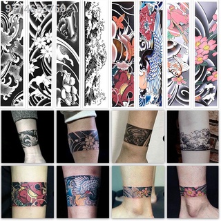 Armband Tattoo Stickers Men's And Women's Bracelets Ocean Waves Arm Scar Waterproof Durable Carp Ankle Ring Prajna Tattoo Tattoo Stickers | Shopee Philippines 320_x_320_jpg