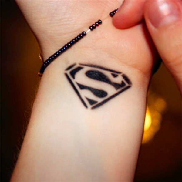 Mango] Tattoo Sticker Waterproof Superman Logo Small Picture Calf Arm Neck T499 | Shopee Philippines 600_x_600_jpg
