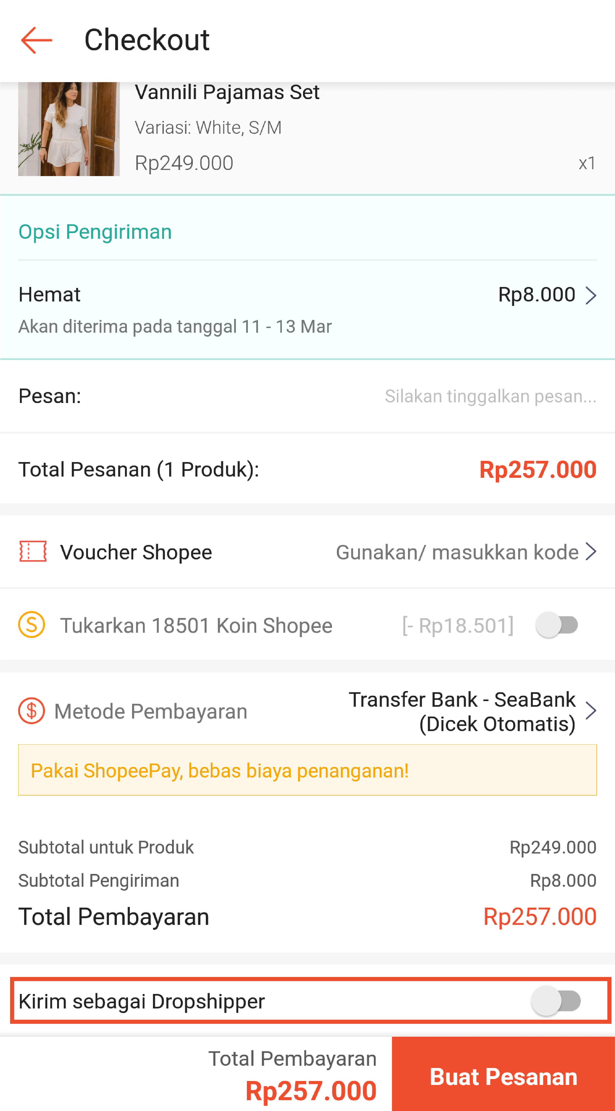 Cara Beli Sebagai Dropshipper Di Tokopedia