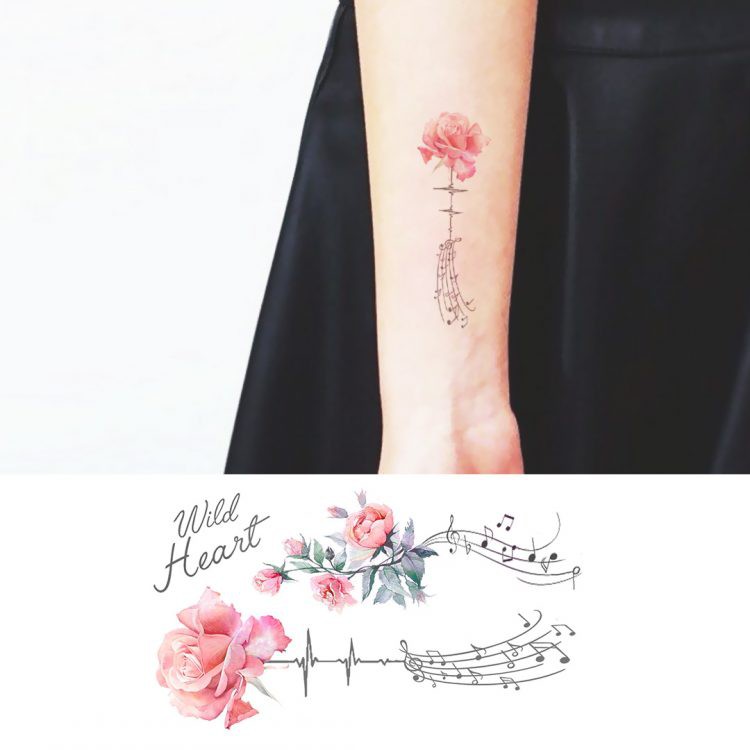 Temporary Tattoo - Little Wild Heart | Shopee Singapore 750_x_750_jpg