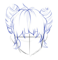 как нарисовать волосы диджитал