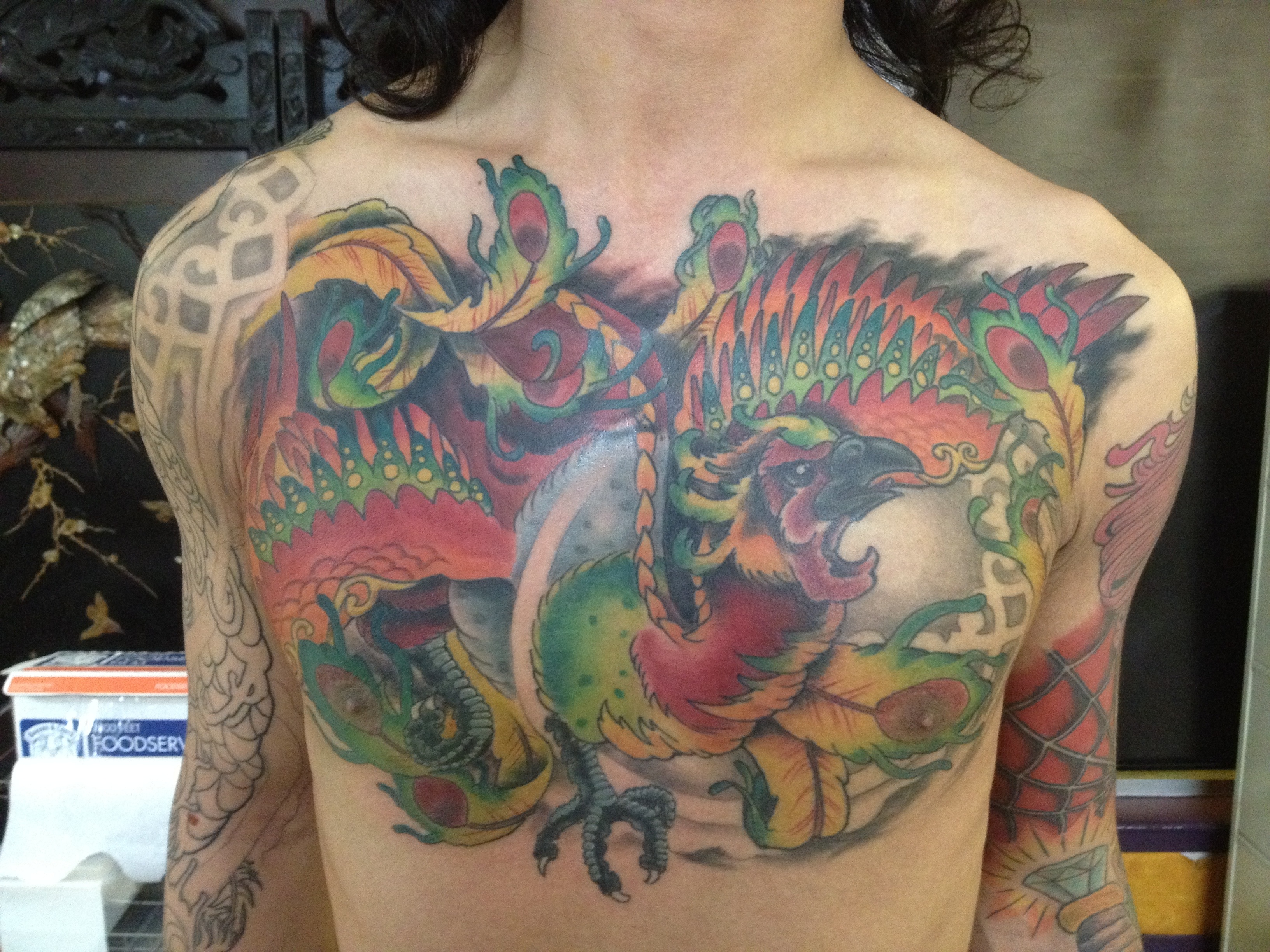 Phoenix Chest Tattoo | Chest Tattoo, Tattoos, Chest Piece 2448_x_3264_jpg