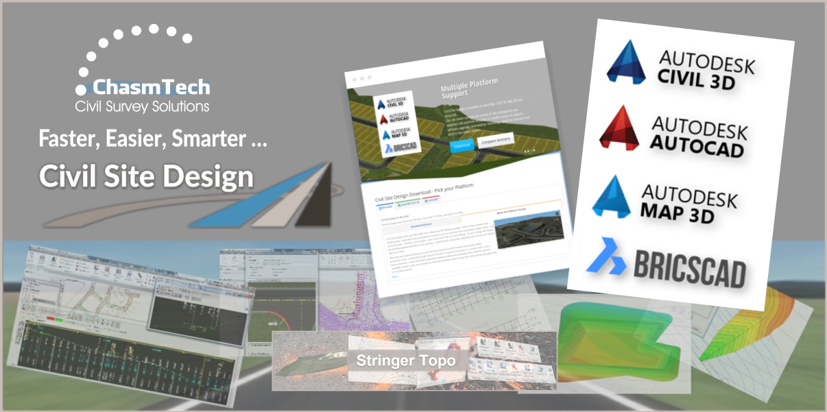 Civil Site Design For Civil 3d We Make Civil 3d Better A Real Civil 3d Alternative Chasmtech Com