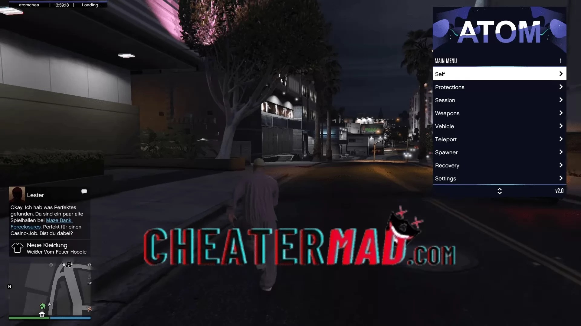 Gta 5 Atom Mod Menu Cheatermad Com Best Freegta 5 Hack