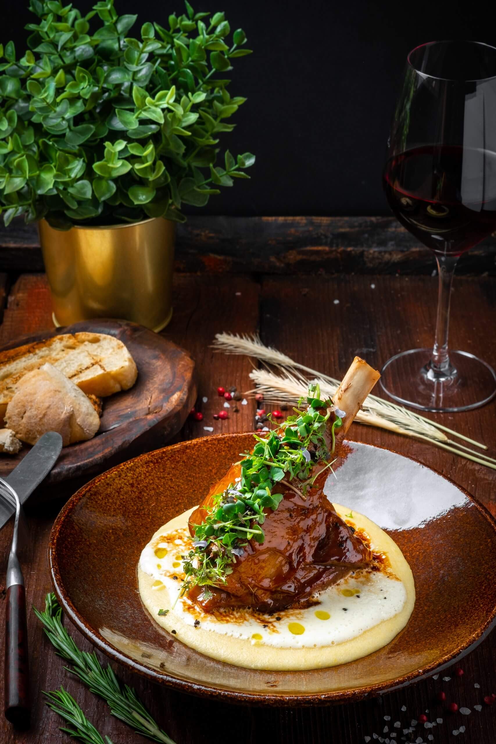 jarret d agneau confit