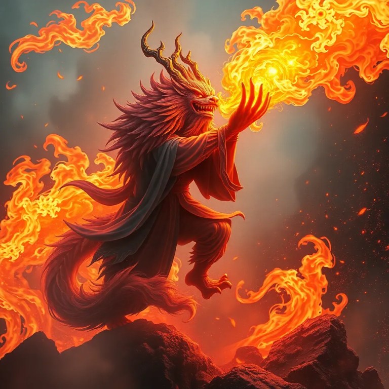 The Role of the Spirit of the Fire in Chinese Mythology
