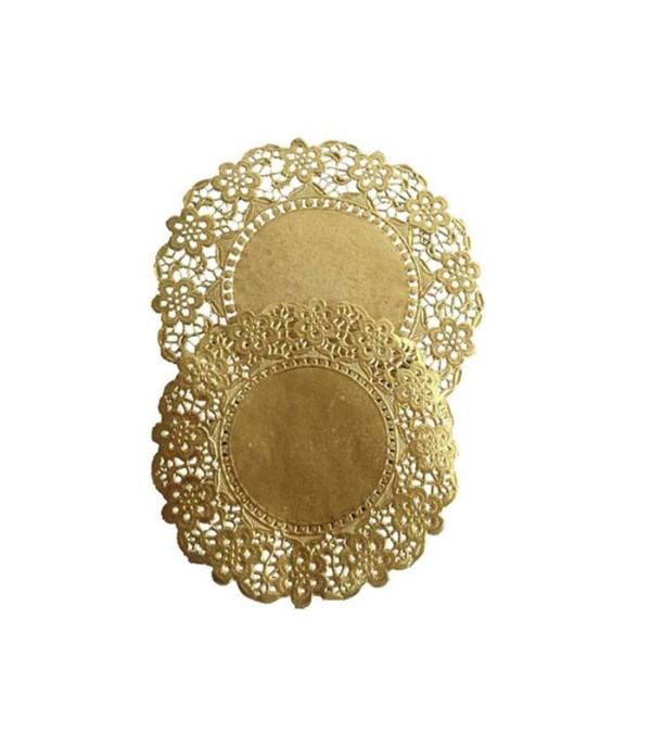 BLONDA PAPEL REDONDO ORO 18CM X1U FBA