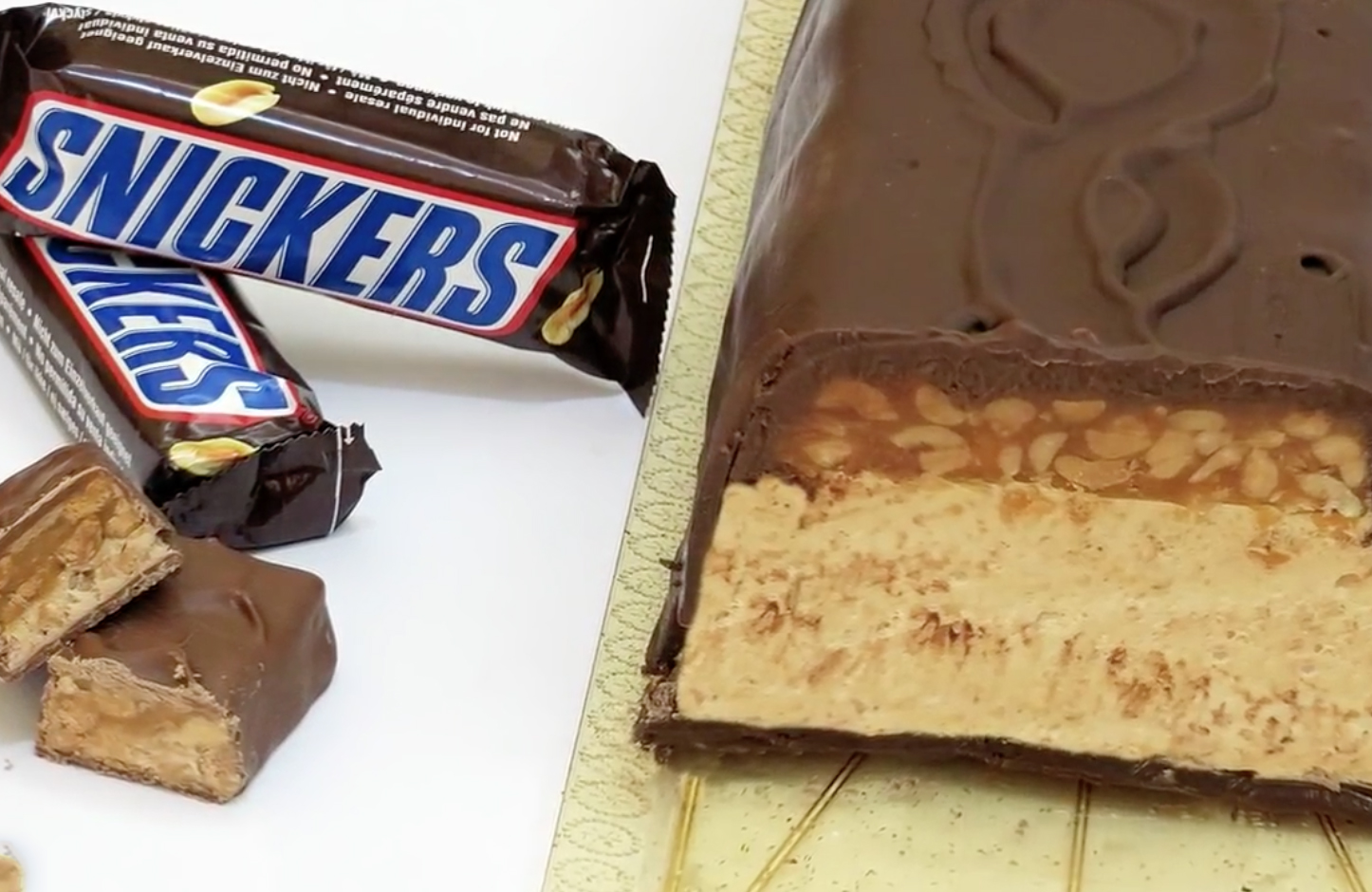 Ricetta Torta Snickers Gigante Choko Passion