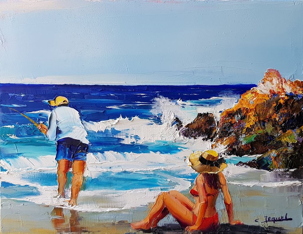 Painting Gallery Painter Of Seascape Christian Jequel Peinture Au Couteau