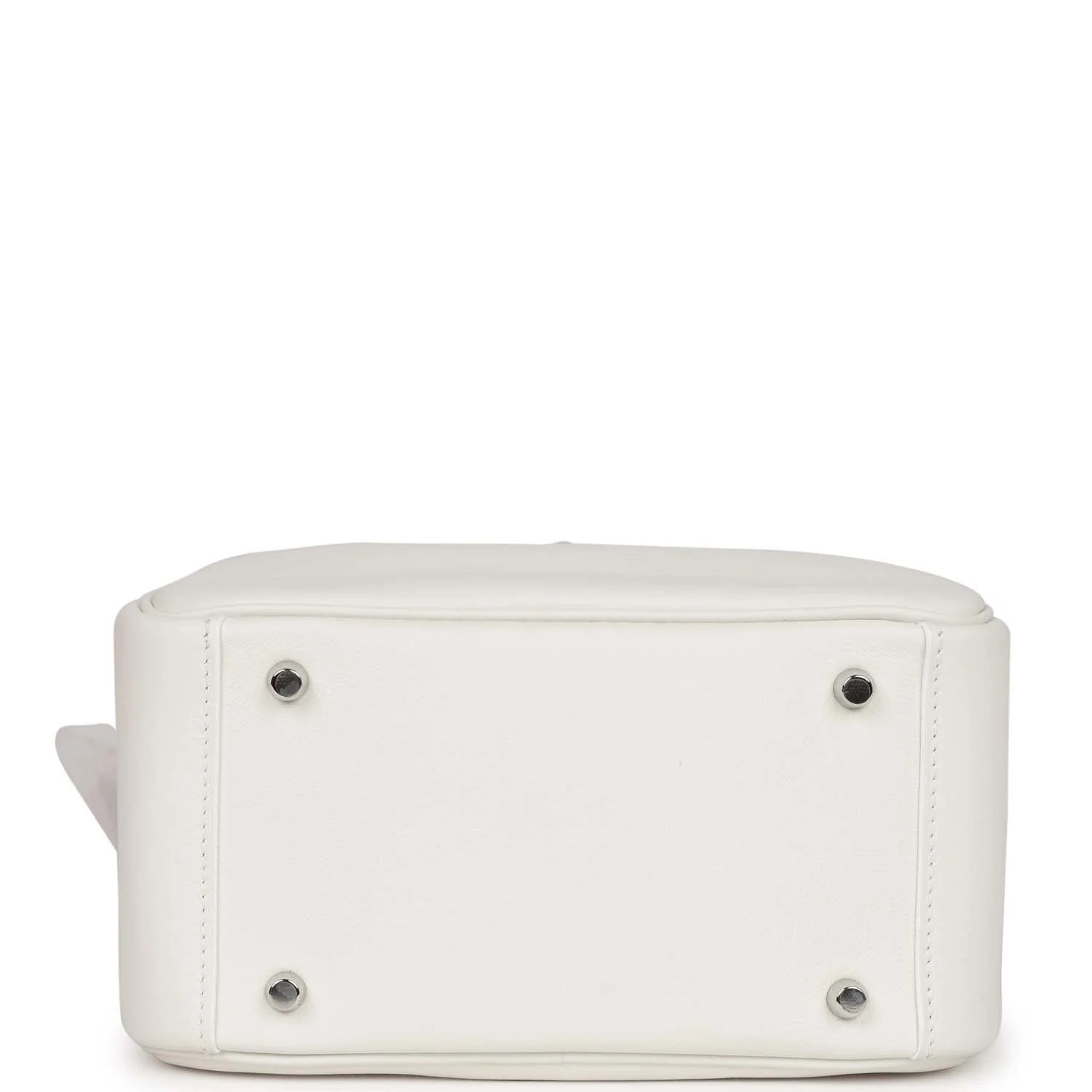 Her Mini Lindy White Swift Palladium Hardware