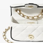 CLUTCH WITH CHAIN White & Black