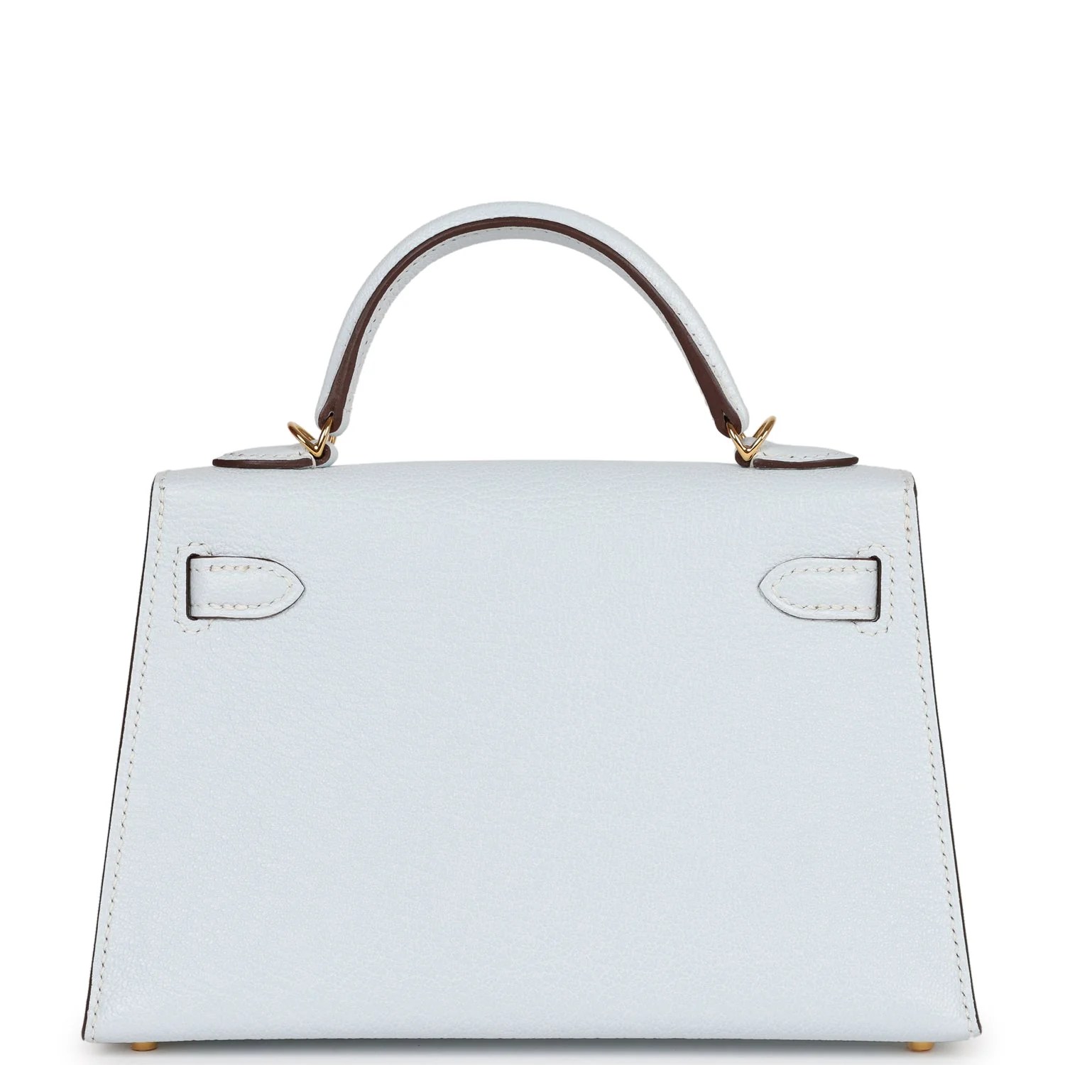 Her Kelly Sellier 20 Bleu Brume Chevre Gold Hardware