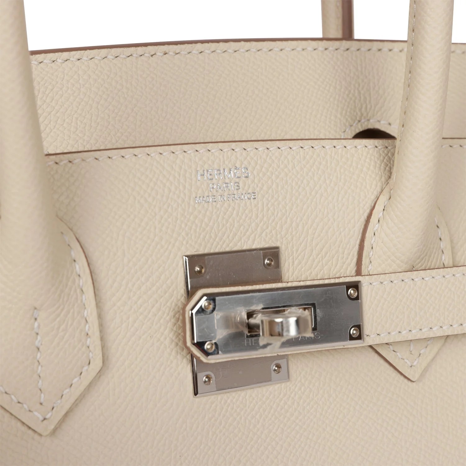 Her Birkin 30 Craie Epsom Palladium Hardware