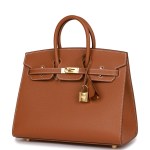 Her Birkin Sellier 25 Gold Epsom Gold Hardware
