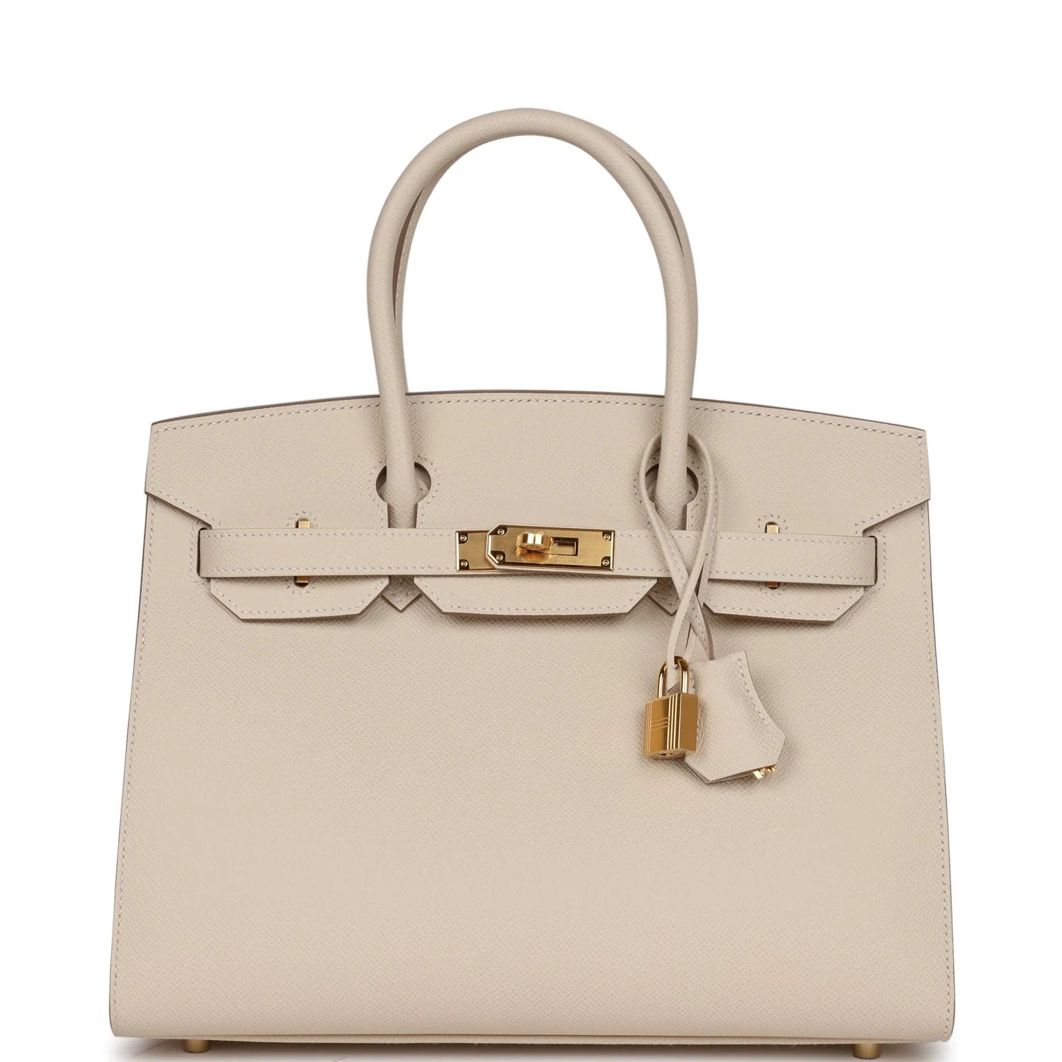 Her Birkin Sellier 30 Craie Epsom Gold Hardware