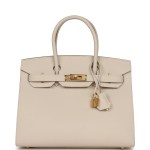 Her Birkin Sellier 30 Craie Epsom Gold Hardware