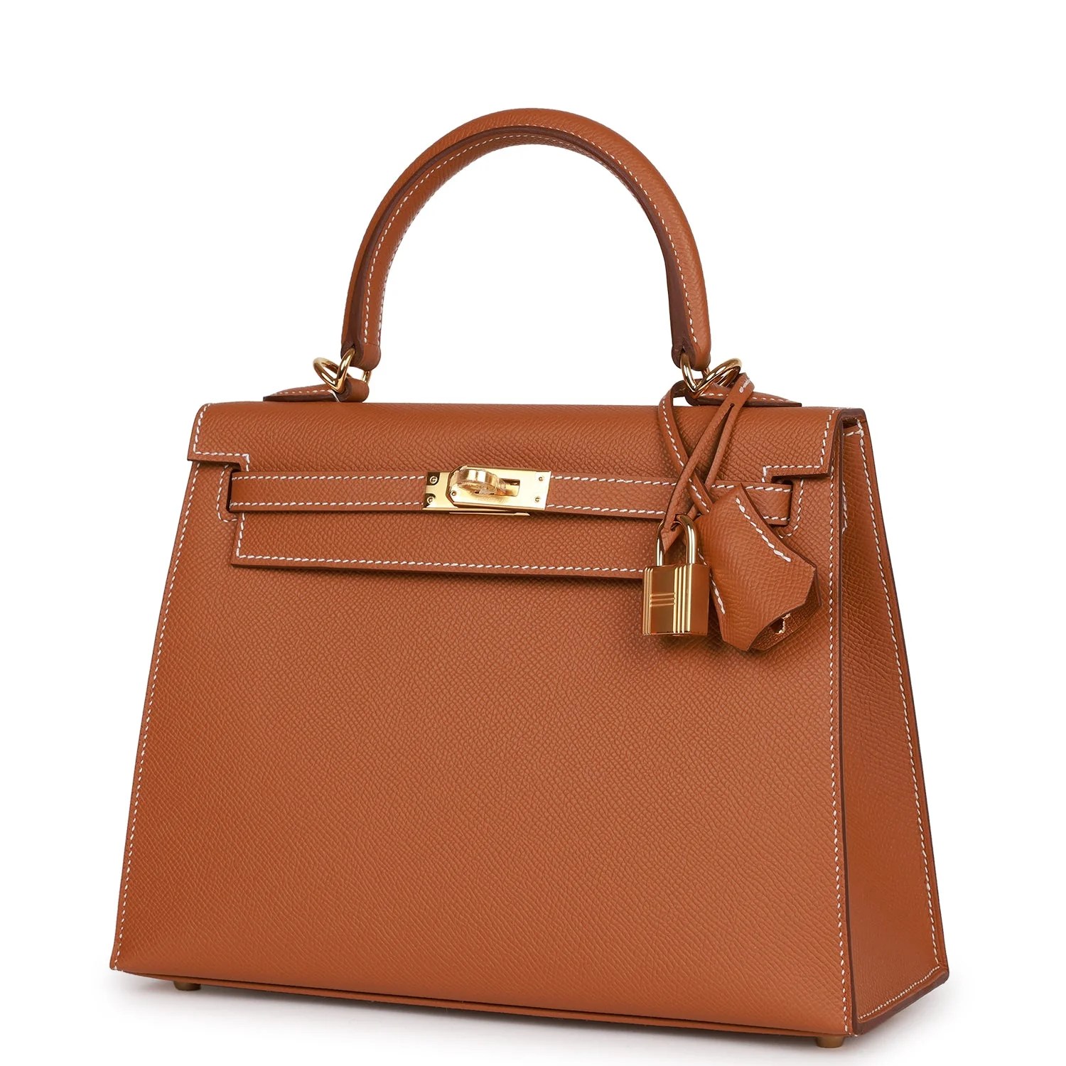 Her Kelly Sellier 25 Gold Epsom Gold Hardware