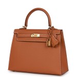 Her Kelly Sellier 25 Gold Epsom Gold Hardware