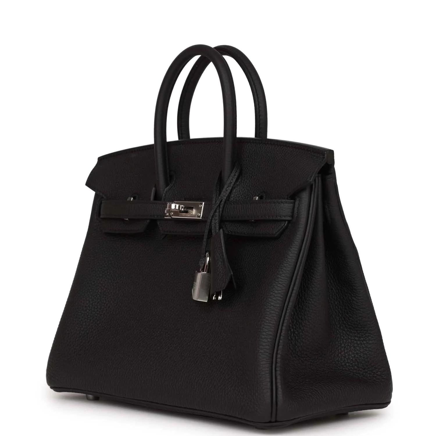 Her Birkin 25 Black Togo Palladium Hardware