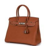 Her Birkin 30 Silver Togo Palladium Hardware