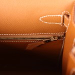 Her Kelly Sellier 28 Gold Epsom Gold Hardware