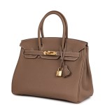 Her Birkin 30 Etoupe Togo Gold Hardware