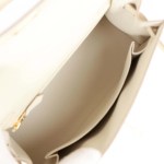 Her Kelly Sellier 25 Beton Ostrich Gold Hardware