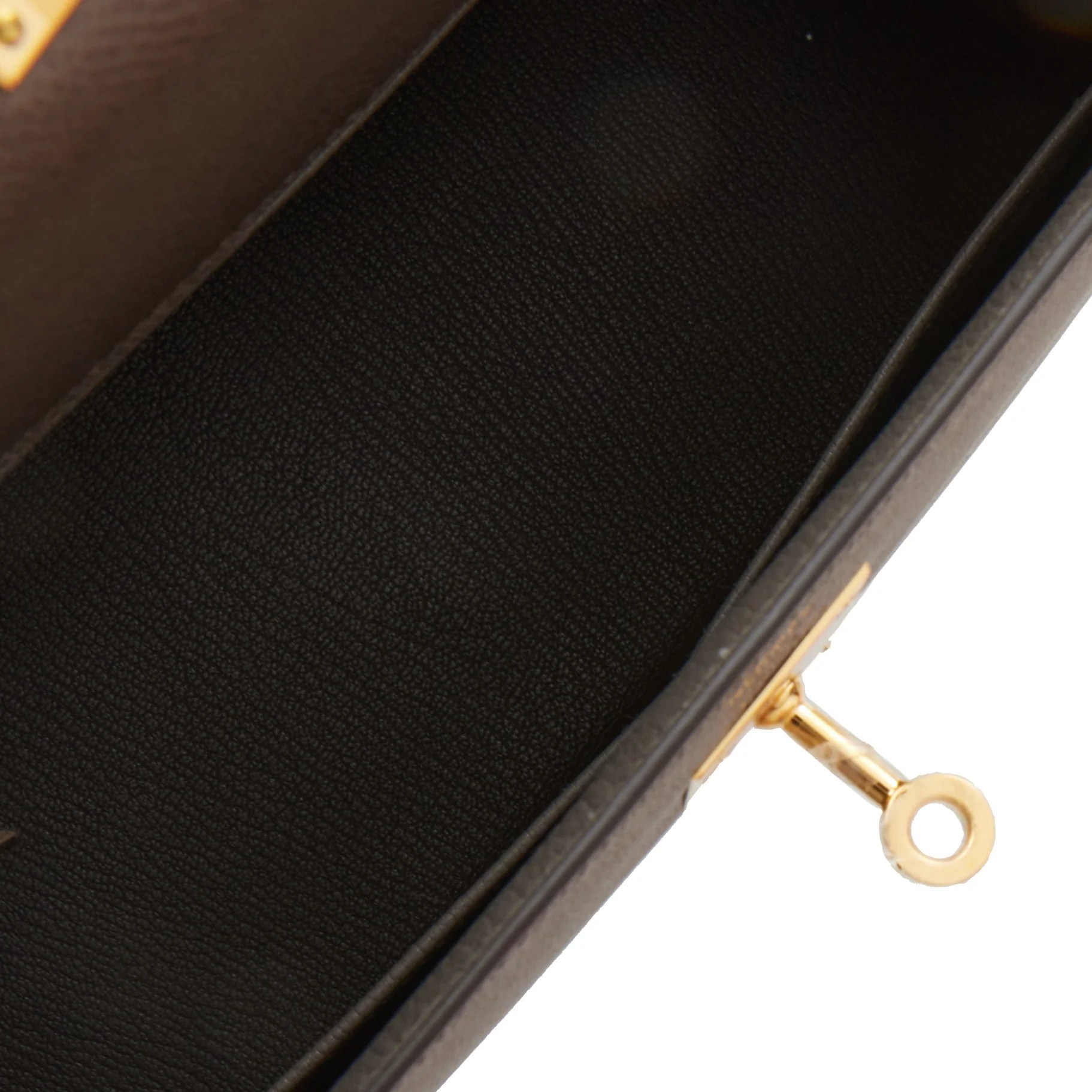 Her Kelly Sellier 28 Etain Epsom Gold Hardware