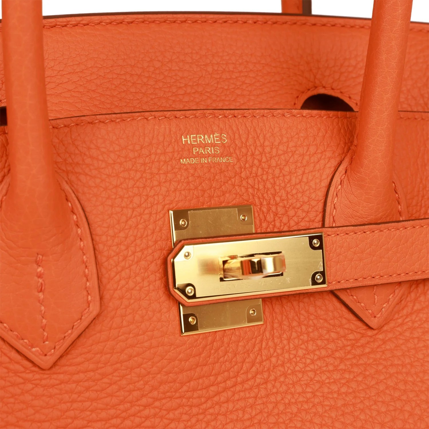 Her Birkin 30 Orange Clemence Gold Hardware