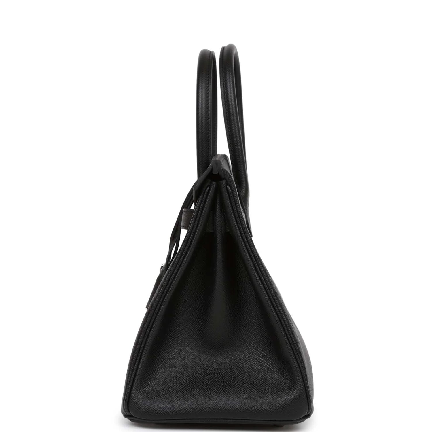 Her Birkin 30 Black Epsom Palladium Hardware