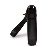 Her Kelly Depeches 25 Black Epsom Palladium Hardware