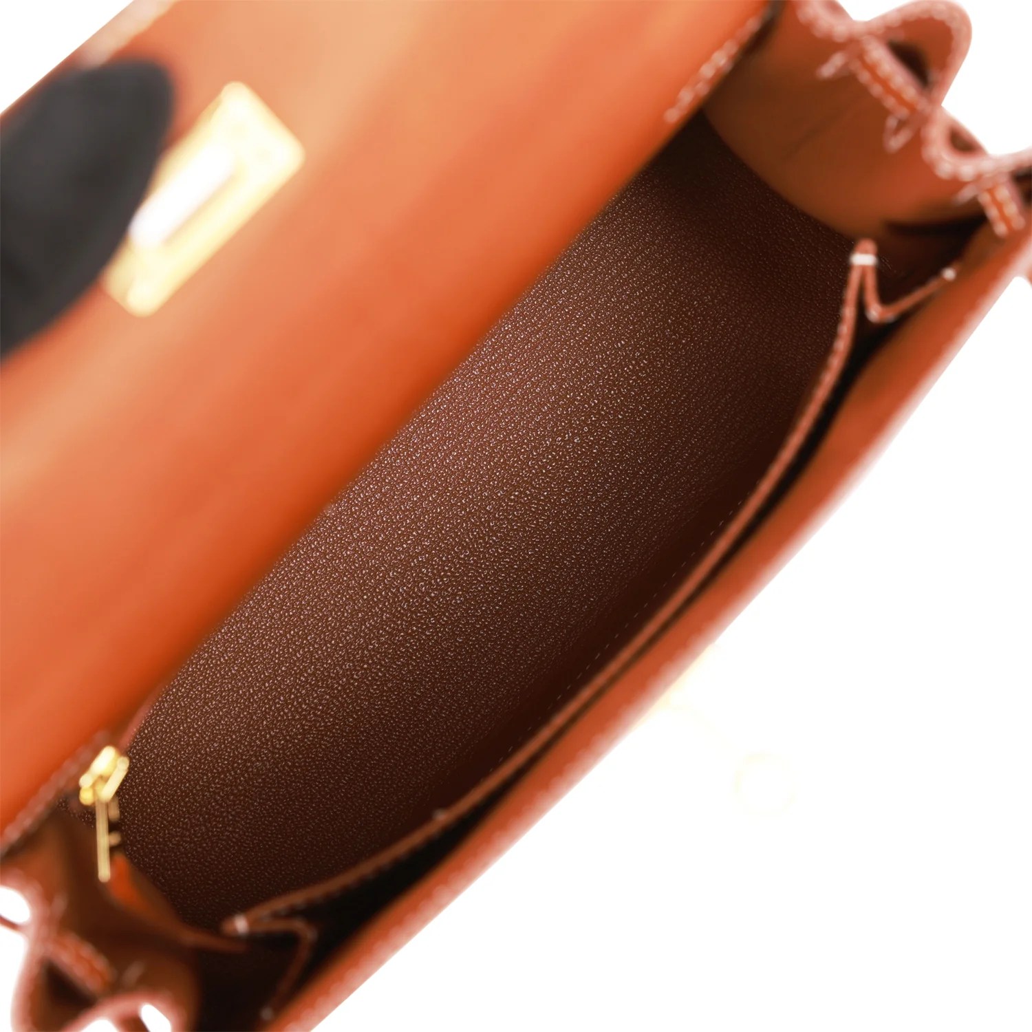 Her Kelly Sellier 25 Fauve Barenia Gold Hardware