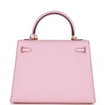 Her Special Order (HSS) Kelly Sellier 25 Rose Sakura Chevre Brushed Gold Hardware