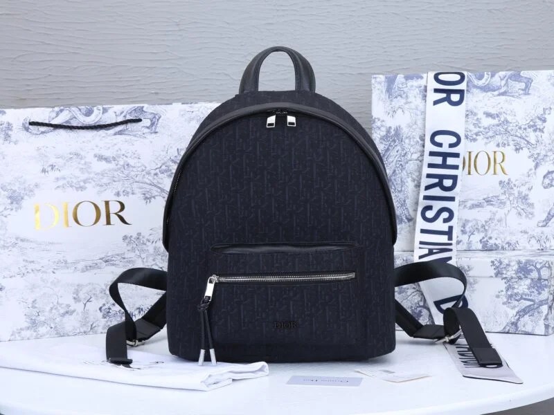 Dior 38Cm Rider Backpack Beige/Blue