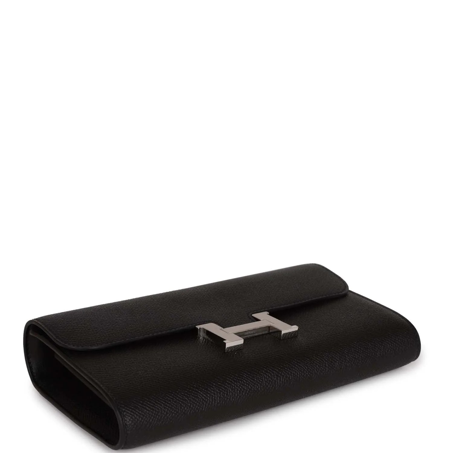 Her Constance Wallet To Go Black Epsom Palladium Hardware