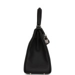 Her Kelly Retourne 28 Black Togo Palladium Hardware