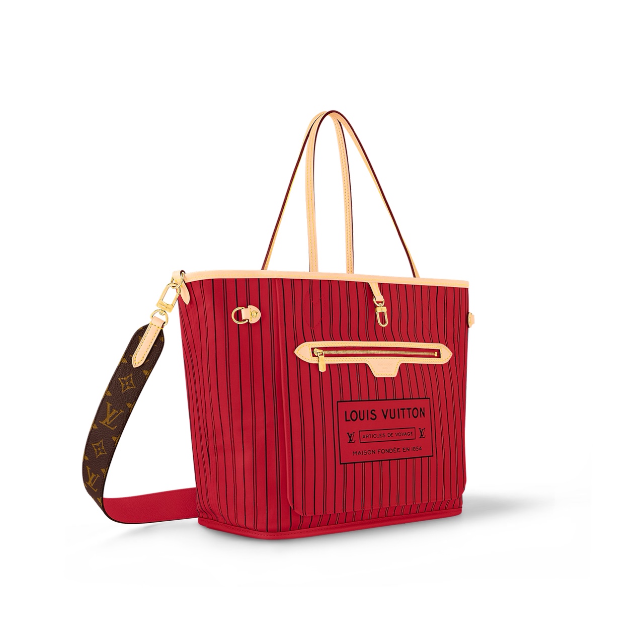 Neverfull Bandoulière Inside Out MM M12096