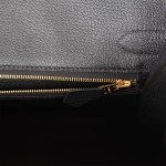 Her Birkin Sellier 30 Black Epsom Gold Hardware