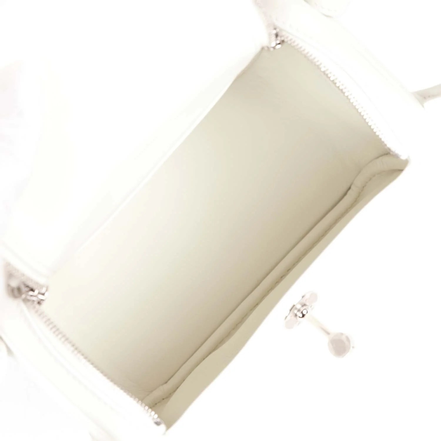 Her Mini Lindy White Swift Palladium Hardware