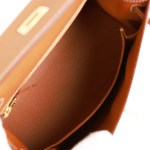 Her Kelly Sellier 25 Gold Epsom Gold Hardware
