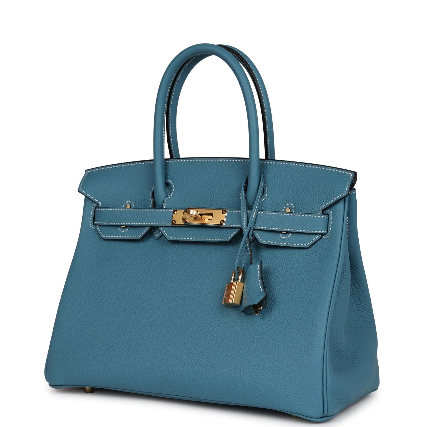 Her Birkin 30 Blue Jean Togo Gold Hardware