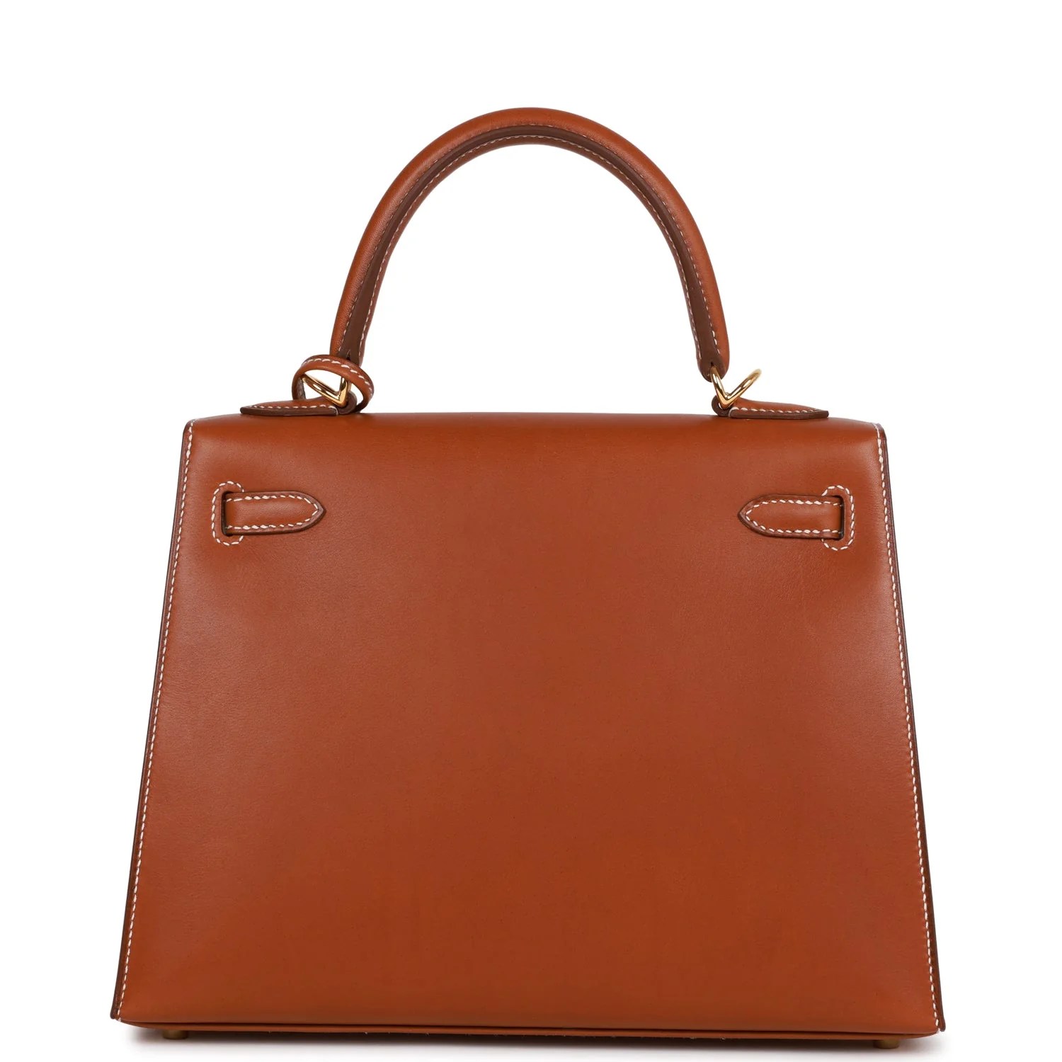 Her Kelly Sellier 25 Fauve Barenia Gold Hardware