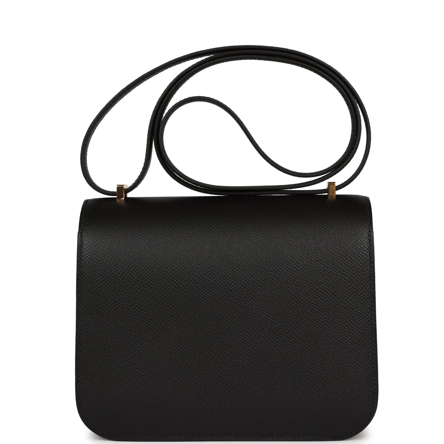 Her Constance 18 Black Epsom Gold Hardware