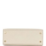 Her Kelly Sellier 25 Beton Ostrich Gold Hardware