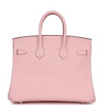 Her Birkin 25 Rose Sakura Swift Palladium Hardware