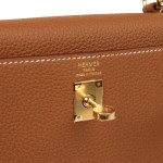 Her Kelly Retourne 25 Gold Togo Gold Hardware