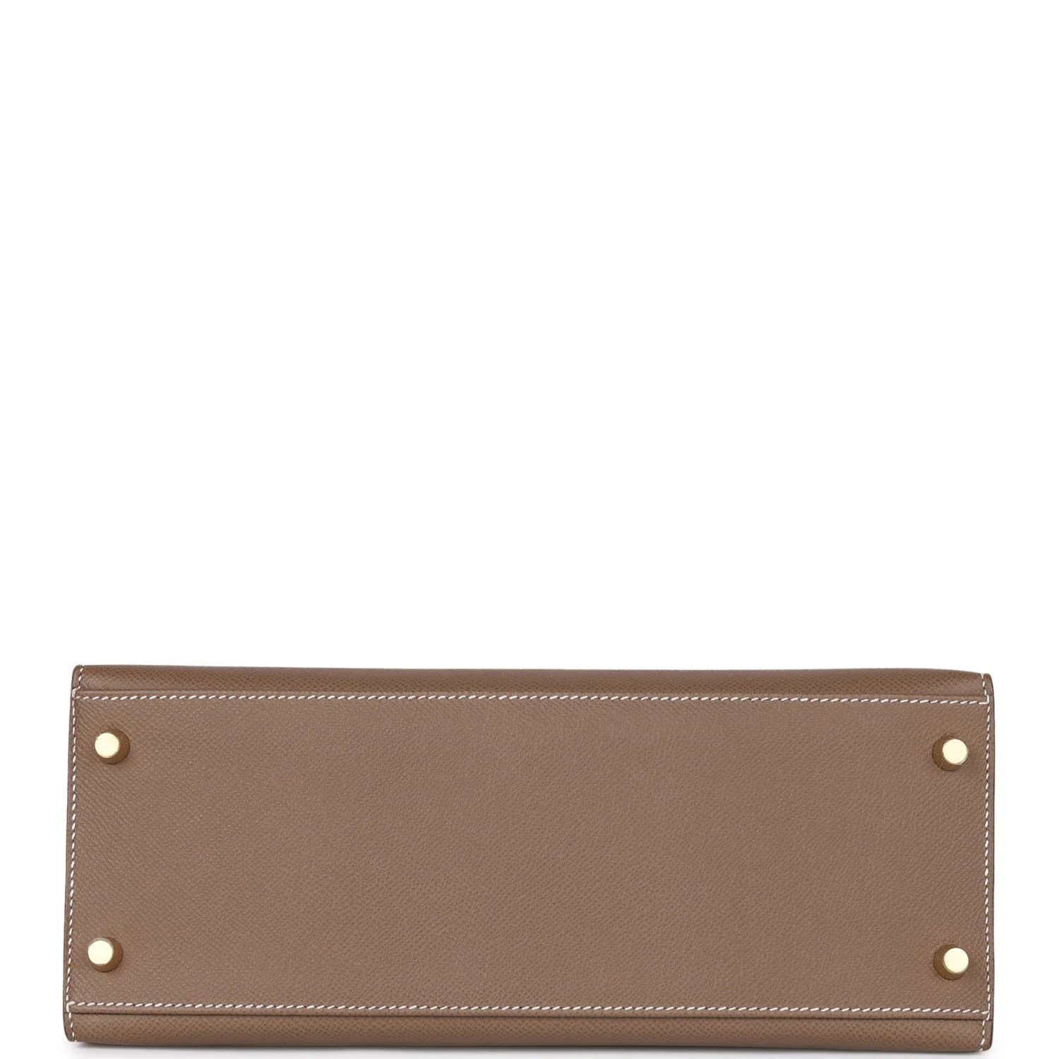 Her Kelly Sellier 28 Etoupe Epsom Gold Hardware
