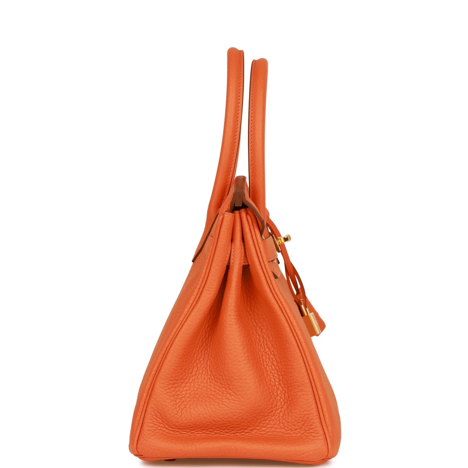 Her Birkin 30 Orange Clemence Gold Hardware